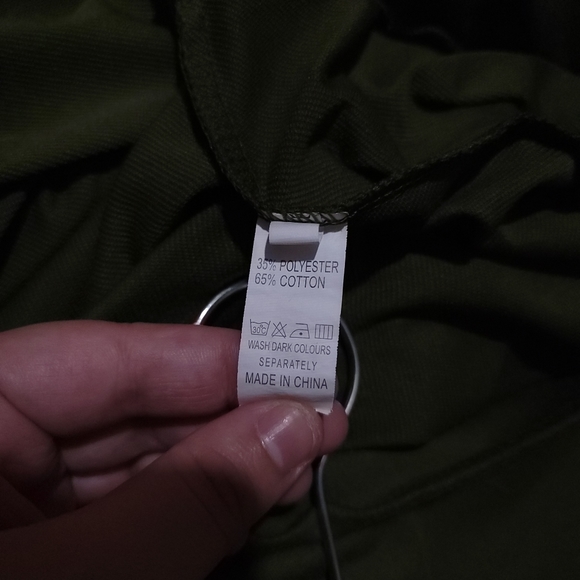 SOLD!American Flag "MERICA" EUC Long Sleeve Zip-Up Pullover Sweater T-Shirt - XL - Picture 7 of 7